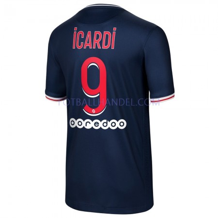 Herre Fotballdrakter Paris Saint-Germain Mauro Icardi 9 Hjemme 2020-21 Kortermet